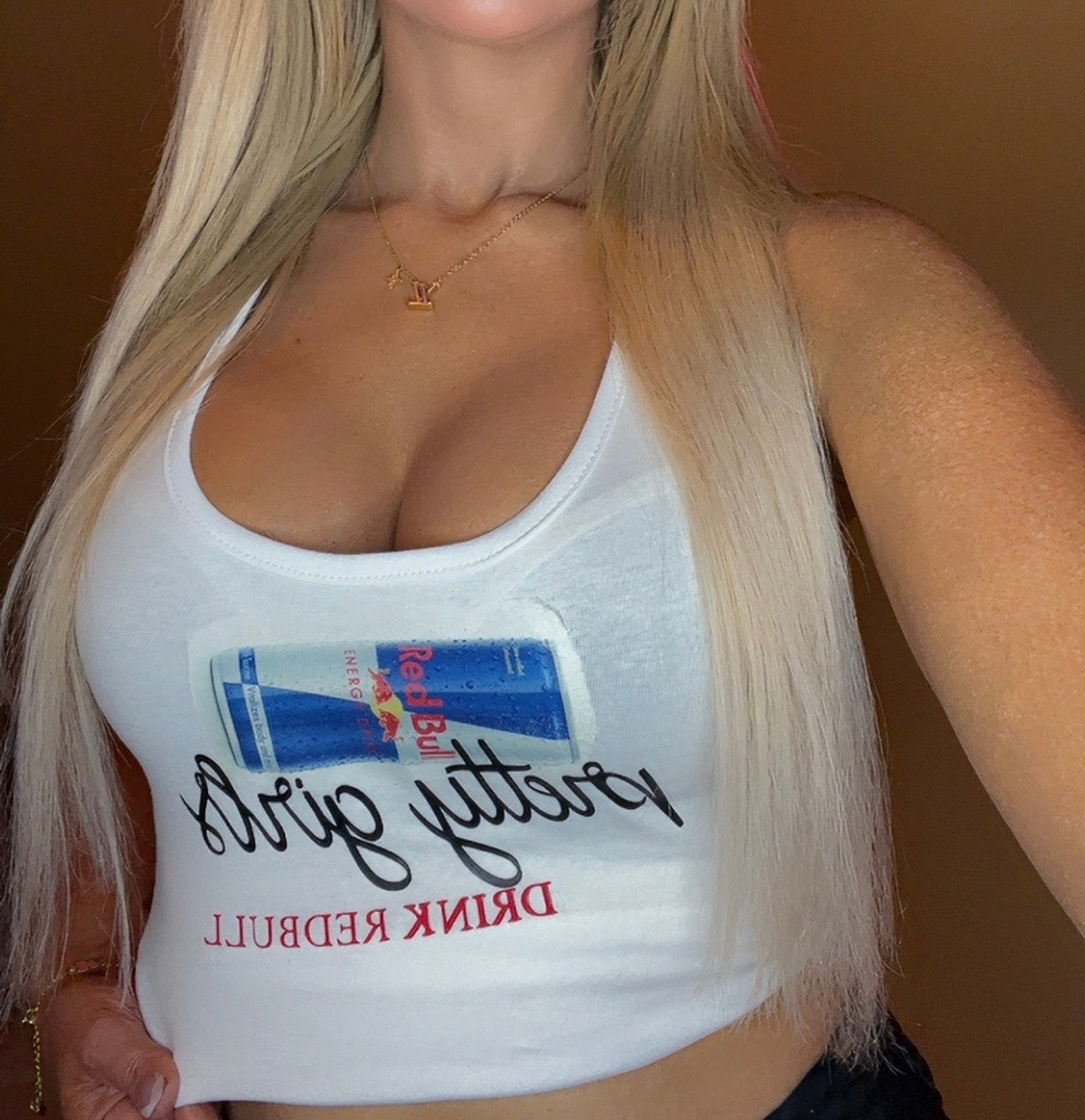 Redbull Crop Top